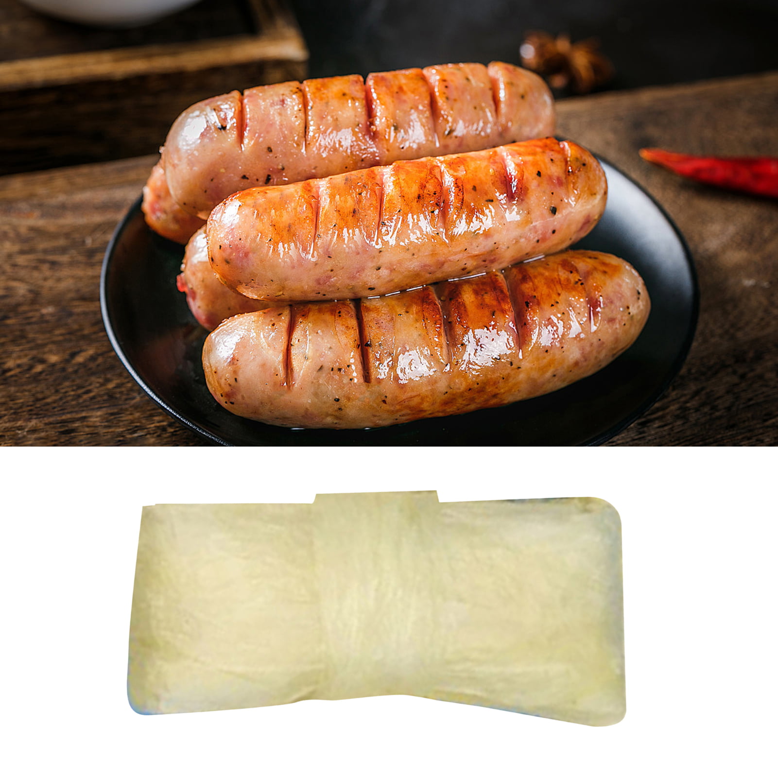 14m 17mm Edible Sausage Packaging Tools Sausage Tubes Casing for Sausage MakJKU 