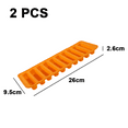 thumbnail image 2 of Molde de bandeja de hielo cilíndrico de 2 piezas con 10 agujeros-naranja + verde MFZFUKR CPB-US-CJZ111-6, 2 of 5