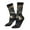 2 Black-1, variant on Tribal Style Raccoon Print Adult Socks for Men & Women,Calf Socks, Ankle Socks,Boots Socks,Breathable Casual Sock,Unisex Crew Socks