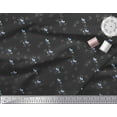 thumbnail image 3 of Soimoi Black Cotton Voile Fabric Berries & Butterfly Fabric Prints By Yard 42 Inch Wide, 3 of 3