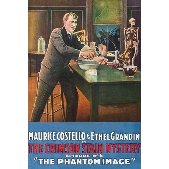 The Crimson stain - The Phantom Image-Fine art canvas print (20" x 30")