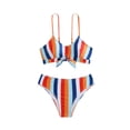 thumbnail image 2 of Warop Women's Printed Bikini with Padded Bra and No Underwire, 2-Piece Swimsuit Set for Beach and Pool, 2 of 7