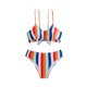 thumbnail image 2 of Traje de baño para mujer, moda, cómodo, estampado, bikini, traje de baño de color liso para mujer, conjuntos de bikinis, trajes de baño para mujer, 2 of 7