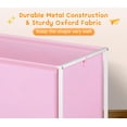 thumbnail image 4 of Organizador de Juguetes MISSLO Grande 124L Rosa con Ruedas, 4 of 8