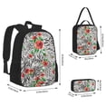 thumbnail image 2 of Fotbe Roses Mixed Zebra 1 Set Escolar 3 en 1 para Niños - Mochila Duradera con Lonchera Aislante y Estuche para Lápices - Mochila Escolar para Niños y Niñas, 2 of 7
