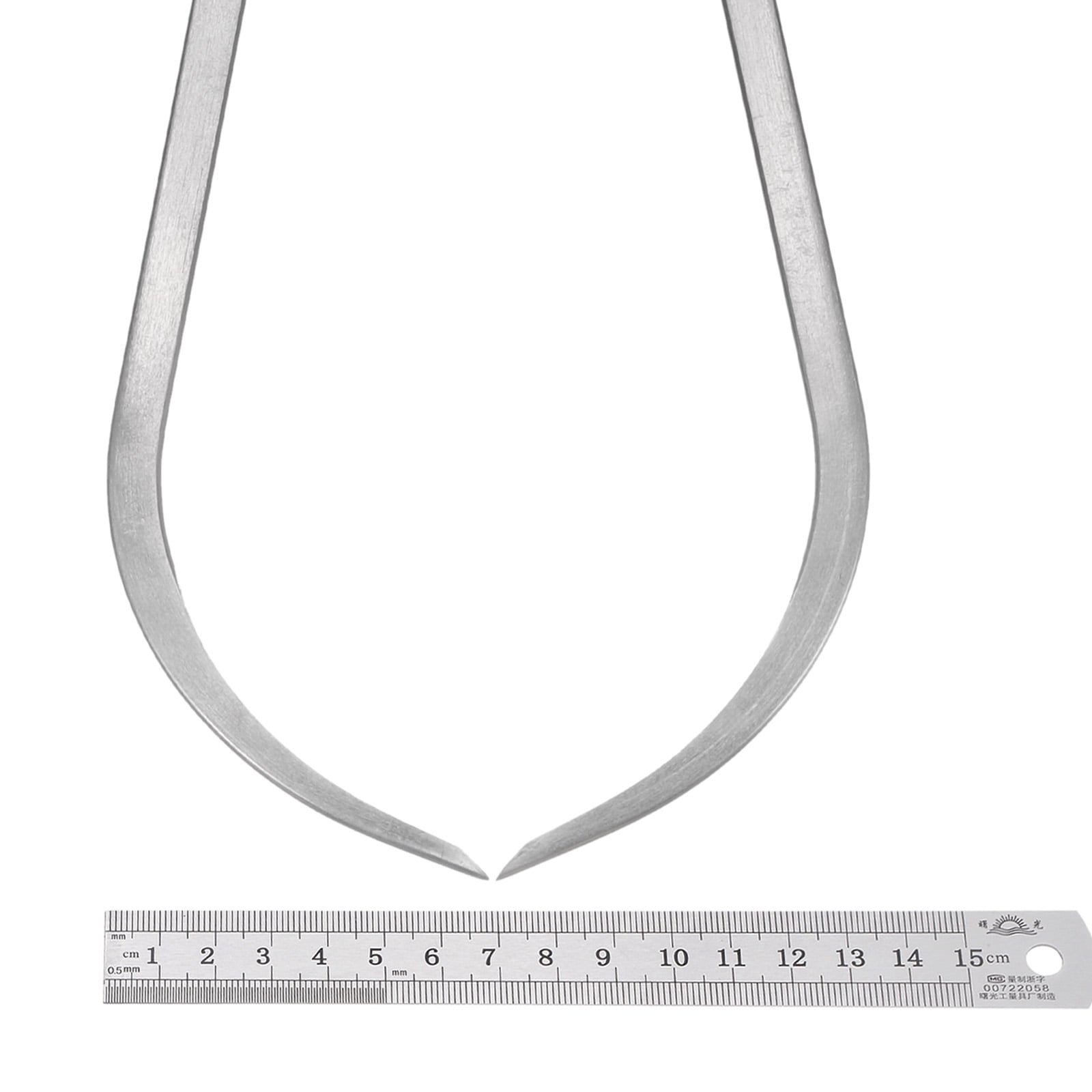 Uxcell Spring Outside Caliper 20 Inch Stainless Steel Adjustable Spring Caliper Bent-Leg for Wood Turning Lathe Use