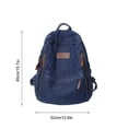 thumbnail image 2 of Boyscolos Fashion Backpack Denim Daypack Bag, Cute Denim Shoulder Bag Aesthetic Y2K Grunge Kawaii Trendy Bookbag Backpack Blue One Size, 2 of 5