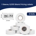 thumbnail image 3 of Label Perco 1 línea blanca, 8 rollos, 1 funda, 8000 etiquetas, 3 of 7