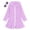 Purple, variant on TIREOW Girls Swim Cover Up Solid Color Long Sleeve Zip-Up Hooded Terry Bathing Beach Pool Swimwear Clothes with Sunglasses 2 Piece Set