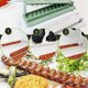 thumbnail image 4 of 1 pieza de brochetas para hacer Kebab, parrilla, barbacoa, brocheta para exteriores, 4 of 5