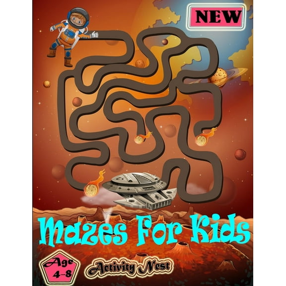 Maze for kids: Creative maze puzzle for kids, (Paperback)