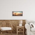 thumbnail image 2 of Stupell Industries Western Sunset Canyon Brown Framed Floater Canvas Wall Art design by Petal Prints Design, 14 x 31, 2 of 9