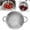 12cm, variant on Stainless Steel Mesh Strainer, Riveted Handles & Self-Draining Solid Ring Base, Colander for Pasta, Rice, Vegetables, Fruits – Dishwasher Safe12cm