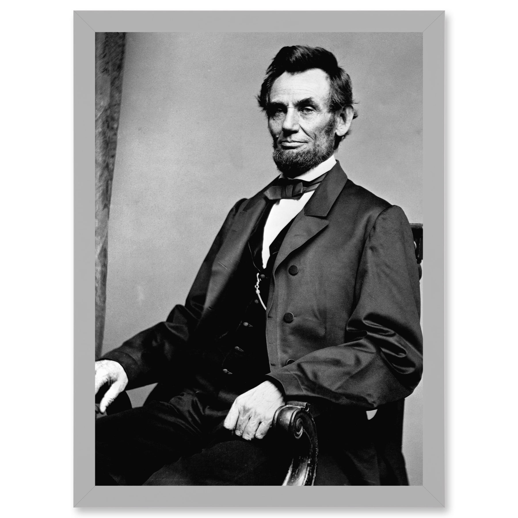 Vintage Photo Portrait Honest Abe Abraham Lincoln President America USA ...