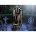 thumbnail image 2 of 6 Ft. 7" Animated Light-Up Skeleton Stirring Cauldron Halloween Decoration, 2 of 5