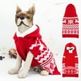 thumbnail image 2 of Christmas Pattern Pet Clothes Keep Warmth Knitted Sweater Outfit – Skin-Friendly for Christmas Dogs, 2 of 8