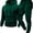 Green, variant on Men's Sweat Set 2 Piece Hoodie and Jogger Sweatpants Tracksuit | Men's 2 piece sweat set with hoodie and jogger sweatpants, designed for casual wear, workouts, travel and everyday comfort