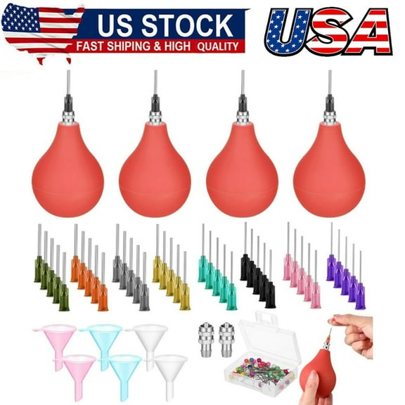 4 Set Pottery Tools Supplies Slip Trailing Bottles Ceramics Glaze Applicator