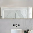 thumbnail image 4 of NeuType Full Length Mirror Floor Rectangle Gold 59"x16", 4 of 9