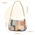 thumbnail image 3 of FORMRS Womens Shoulder Bag with Chain Strap Clutch Purse Cute Tote Handbag, Abstract Shapes, 3 of 7