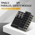 thumbnail image 2 of TPM 2.0 SPI Parallel Encryption Safety Module 14 Pin SPI Remote Card Board Encryption Security Board for, 2 of 5