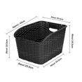 thumbnail image 4 of Rear Bike Basket Bike Basket Rear - Rack Mounted Bicycle Cargo Mounts to the Back Rack of Adult , E, 4 of 5