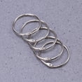 thumbnail image 3 of 10pcs Loose Leaf Binder Rings Metal Scrapbooking Book Ring Keychain Clip Holder for Photo Paper Organization, 3 of 7