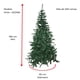 thumbnail image 2 of Árbol de Navidad Armable, 180 cm de Altura, Apariencia Frondosa, Máxima Estabilidad verde oscuro, 2 of 10