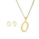 thumbnail image 1 of Pendientes para mujer, regalos para mujer, regalo de moda para mujer, 26 letras en inglés, nombre, cadena, collar, colgante, juego de pendientes, pulsera, collar, 1 of 3