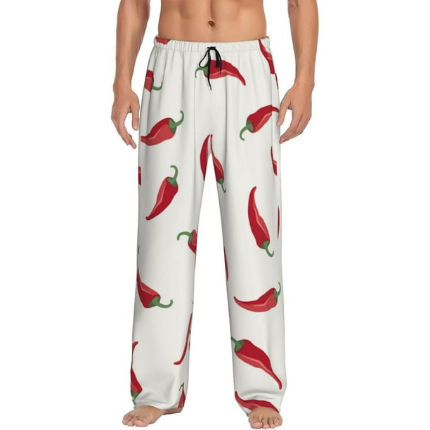 Balery Chili Pantalones de pijama para hombre, pijama ultraligero, pantalón de descanso-Medium