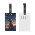 thumbnail image 5 of Sikiie Starry Sky Cloud Puppy Luggage Tags Privacy Cover ID Label Suitcase Tags Identifiers For School Bags,Suitcases, 5 of 7