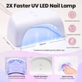 thumbnail image 4 of Kit de esmaltes de uñas en gel Beetles Color Enchantment con luz UV, 4 of 7