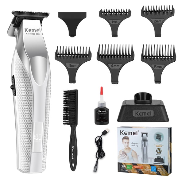 Recortadora de Cabello KEMEI KM-3023-702 9000 RPM Inalámbrica