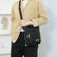 thumbnail image 5 of Bolso Hombre Vertical Bolso Bandolera Multibolsillos Bolso Hombro Impermeable (4 Negro) (4 Negro), 5 of 7