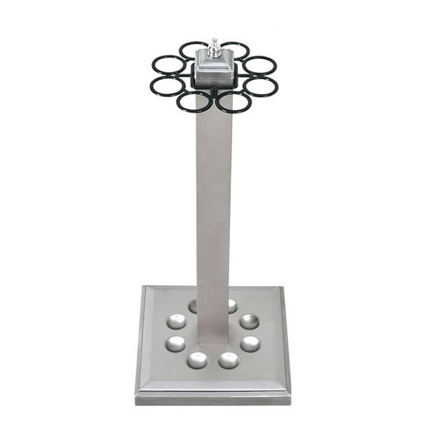 S SERENABLE Support de Queue de Billard 8 Trous Rangement d'Angle pour Club Salle de Billard Garage
