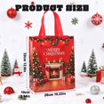 thumbnail image 3 of Clearance Under $1 Holiday Gift Tote, Non Woven Bag with Handle for Presents Style A, 3 of 4