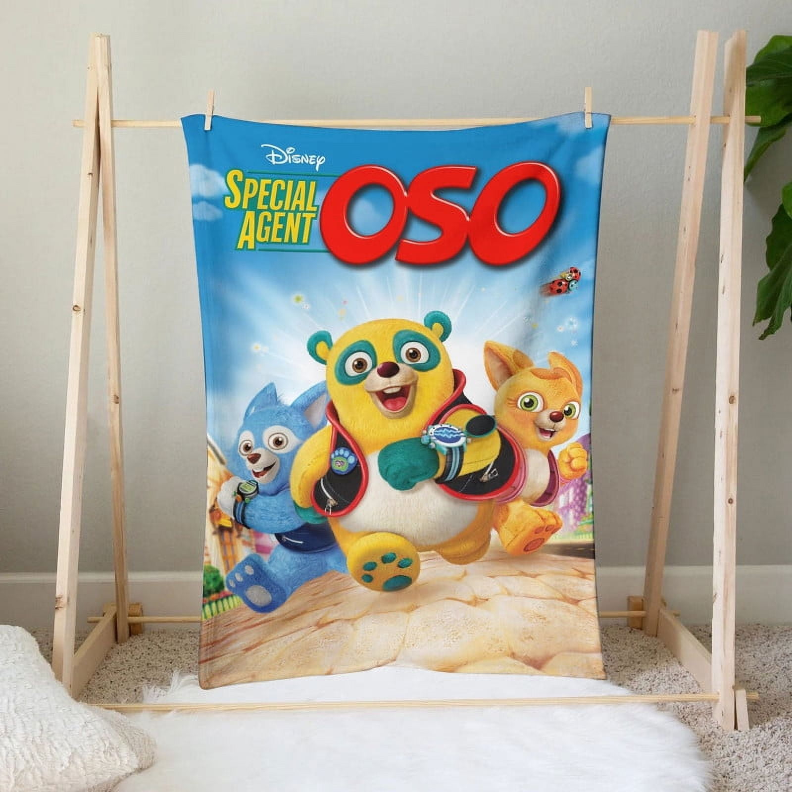 Special Agent Oso Throw Blanket Gifts for Fans Lover Girls Boys Women Present Hoodie Him Bed 30"x40"