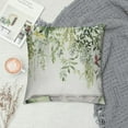 thumbnail image 2 of COMIO Floral Spring Pillow Covers Vintage Wild Flowers Decor Sage Green Throw Pillows Leaves Outdoor Farmhouse Wildflower Plant Decorative Cushion for Couch Bed Sofa, 2 of 5