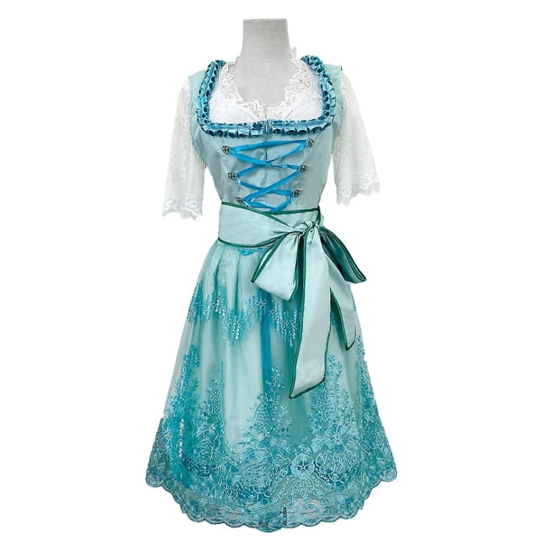 2023 Womens Oktoberfest Costume German Dirndl Dress Costume Dress Bavarian Carnival Party Hot