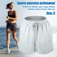 thumbnail image 3 of Unique Bargains Women's Flowy Running Shorts Casual High Waisted Workout Shorts Grey Size S, 3 of 6