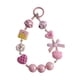 thumbnail image 3 of Llavero de cuentas, llavero decorativo para muñeca, llavero para fiestas, dijes de cuentas colgantes Rosa, 3 of 9