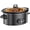 black, variant on edx 6QT Slow Cooker, Stoneware Crock with Removable Pot, Stainless Steel, Sliver
