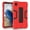 Red+Black, variant on SaniMore Hybird Case for Samsung Galaxy Tab A9 Case 8.7" 2023 SM-T550 SM-P550, Rugged Heavy Duty Protective Shell Hidden Kickstand Dual Angle Stand Shockproof Anti-drop Cover, Red+Black
