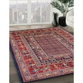 thumbnail image 2 of Ahgly Company Indoor Rectangle Mid-Century Modern Pink Oriental Area Rugs, 2' x 3', 2 of 6