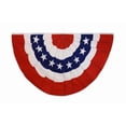 thumbnail image 2 of "Usa Bunting" Flag 5X3 Ft Half Circle Fan Polyester Banner Us Patriotic Stars, 2 of 3
