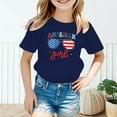 thumbnail image 5 of Utlike Independence Day Boys T Shirts Kids Short Sleeve American Flag T-Shirt For Summer Toddler Unisex Patriotic Tees For Outdoor 4th Of July Boys Basic Top Size 12 Years-13 Years, 5 of 6