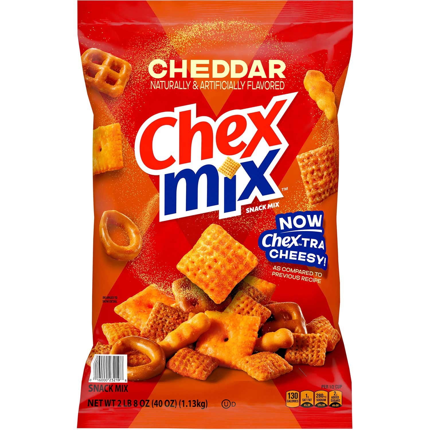 Chex Mix Jalapeno Cheddar Cheese Snack, 3.75 oz Each (8 Pack