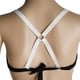 thumbnail image 3 of Moda para mujer Ropa interior ancha Sujetador con espalda cruzada Correa de hombro Multicolor Hot S Blanco Sunnimix Bandolera, 3 of 8
