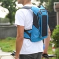 thumbnail image 5 of Mochila multifunción para exteriores con panel solar de 6,5 W y bolsa de agua de 2 l para ciclismo, color negro, 5 of 5