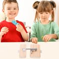 thumbnail image 3 of Phenofice Kids Toy Busy Board Wood Light Brown 1Set for Coordination Development, 3 of 5